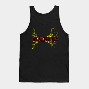 Roots live free fight hard Tank Top